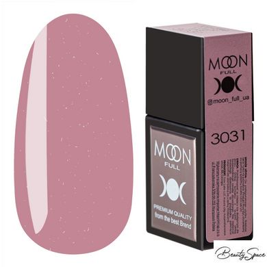 Цветная база Moon Full Amazing Color Base №3031 розовый с мелким шиммером 12 мл