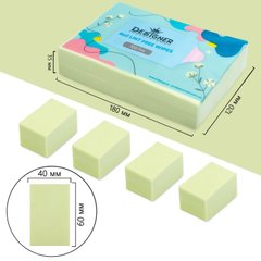 Безворсовые салфетки 700 шт/уп (Зеленые) - Lint free wipes Дизайнер