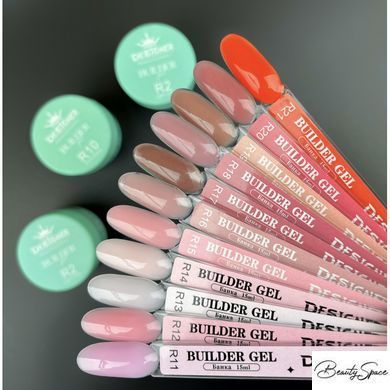 Моделюючий гель Designer Professional Builder Gel 15 мл, R18 Fruit Summer