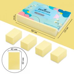 Безворсовые салфетки 500 шт/уп (Желтые) - Lint free wipes Дизайнер