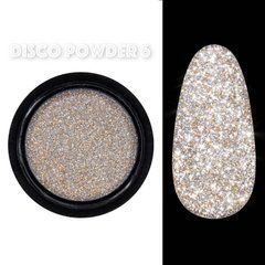 Disco powder №6 - Светоотражающая втирка Дизайнер - Жёлтая