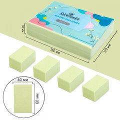 Безворсовые салфетки 500 шт/уп (Зелёные) - Lint free wipes Дизайнер