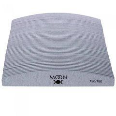 Пилка півмісяць Moon Full Grey 120/180 грит, 50 шт