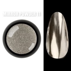 Mirror powder №11 (Стальной) - Зеркальная втирка Дизайнер