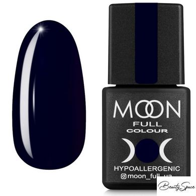 Гель лак Moon Full Fashion color №240 темно-синій 8 мл