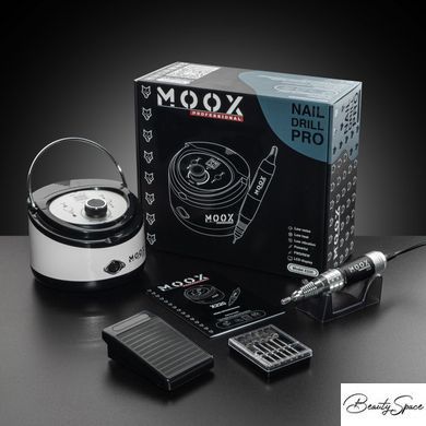 Фрезер Moox Professional X220 на 50 000 об/хв та 70 Вт для манікюру та педикюру Білий