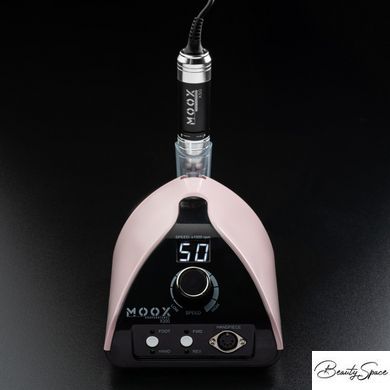 Фрезер Moox Professional X300 на 50 000 об/хв та 70 Вт для манікюру та педикюру Рожевий