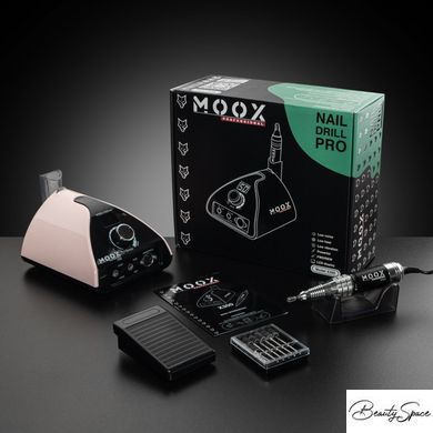 Фрезер Moox Professional X300 на 50 000 об/хв та 70 Вт для манікюру та педикюру Рожевий