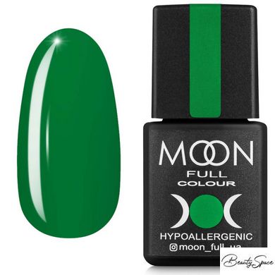 Гель лак Moon Full Fashion color №244 зеленый 8 мл