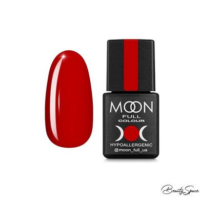 Гель-лак Moon Full №137 класичний червоний, 8 мл