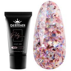 Полигель 30 мл, Designer Professional Diamond Pecan №42