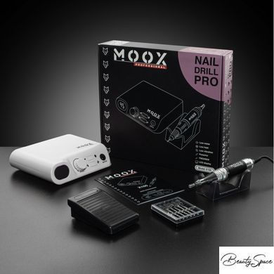 Фрезер Moox Professional X100 на 45 000 об/хв та 70 Вт для манікюру та педикюру Білий