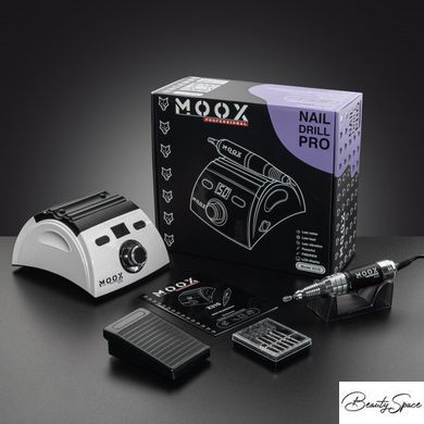 Фрезер Moox Professional X310 на 50 000 об/мин и 70 Вт для маникюра и педикюра Белый