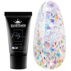 Полигель 30 мл, Designer Professional Diamond Lvory №43