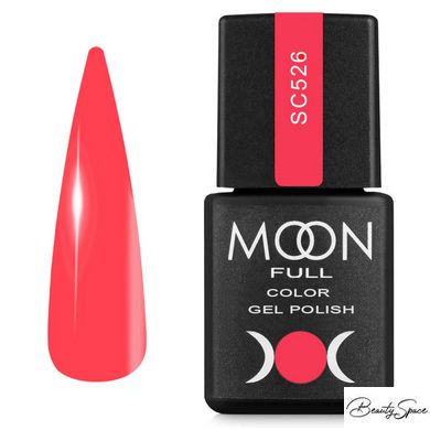 Гель-лак Moon Full Summer Collection №SC526 яскраво-рожевий 8 мл