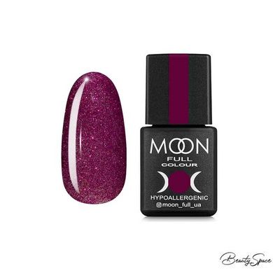 Гель-лак Moon Full №310 бордово-рожевий шиммерний, 8 мл
