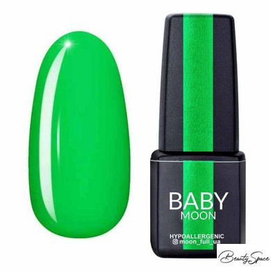 Гель лак Baby Moon Perfect Neon №012 яскраво-зелений 6 мл