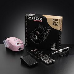 Фрезер Moox Professional X102 на 45 000 об/хв та 65 Вт для манікюру та педикюру Рожевий