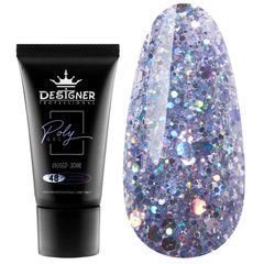 Полигель 30 мл, Designer Professional Diamond Brown Grey №48