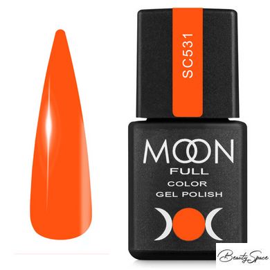 Гель-лак Moon Full Summer Collection №SC531 помаранчевий 8 мл