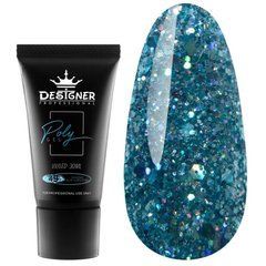 Полигель 30 мл, Designer Professional Diamond Turquoise №49