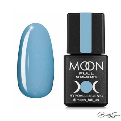 Гель-лак Moon Full Spring-Summer Color №630 ніжно-блакитний 8 мл