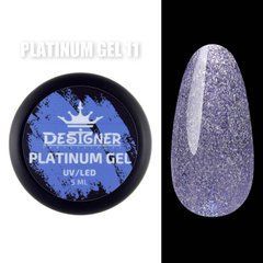 Гель із шиммером Designer Professional Platinum Gel 5 мл №11 (Фіолетово-синій)
