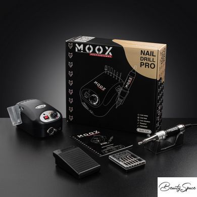 Фрезер Moox Professional X102 на 45 000 об/хв та 65 Вт для манікюру та педикюру Чорний
