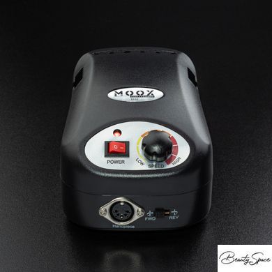 Фрезер Moox Professional X102  на 45 000 об/мин и 65 Вт для маникюра и педикюра Чёрный