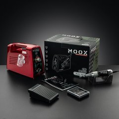 Фрезер Moox Professional X801 на 55 000 об/хв та 80 Вт для манікюру та педикюру Червоний