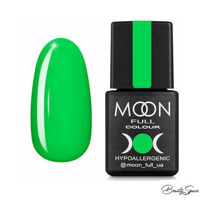 Гель-лак Moon Full Spring-Summer Color № 633 ярко-зеленый 8 мл