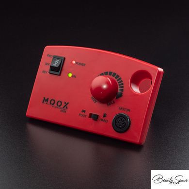 Фрезер Moox Professional X104  на 45 000 об/мин и 65 Вт для маникюра и педикюра Красный