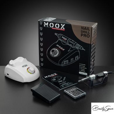 Фрезер Moox Professional X105  на 45 000 об/мин и 65 Вт для маникюра и педикюра Белый