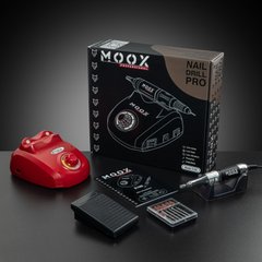 Фрезер Moox Professional X105 на 45 000 об/хв та 65 Вт для манікюру та педикюру Червоний