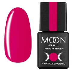 Гель-лак Moon Full Neon Ibiza №717 яскраво рожевий 8 мл