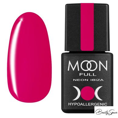 Гель-лак Moon Full Neon Ibiza №717 яскраво рожевий 8 мл