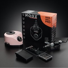 Фрезер Moox Professional X200 на 50 000 об/хв та 70 Вт для манікюру та педикюру Рожевий