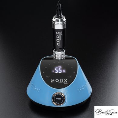 Фрезер Moox Professional X805 на 55 000 об/мин и 80 Вт для маникюра и педикюра Cиний