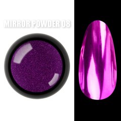 Mirror powder №8 (Фиолетовый) - Зеркальная втирка Дизайнер