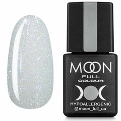Гель-лак Moon Full Opal color №508 напівпрозорий із синіми блискітками 8 мл