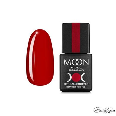 Гель-лак Moon Full №139 темно-червоний, 8 мл