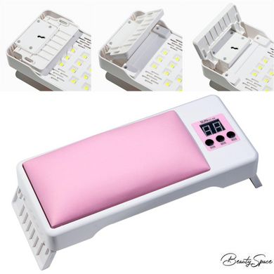 Лампа для манікюру із підставкою Sun YC-09 UV/LED 120W Біло-рожева