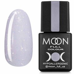Гель-лак Moon Full Opal color №510 нежно-лиловый с золотыми блестками 8 мл