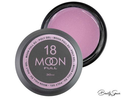 Полігель Moon Full Poly Gel №18 Рожевий Зефір із шиммером 30 мл